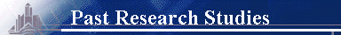  Past Research Studies 